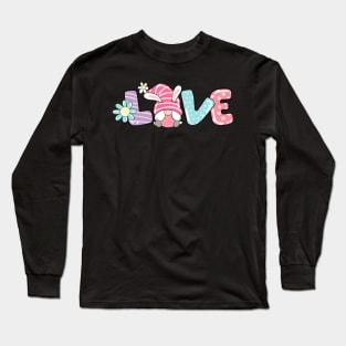 Gnome Love Spring Long Sleeve T-Shirt